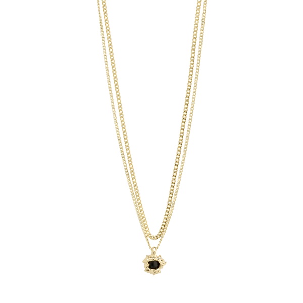 Pilgrim Necklace Act Gold 2 in 1