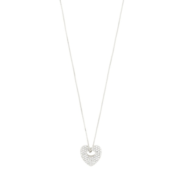 Pilgrim Necklace Dune Heart Silver