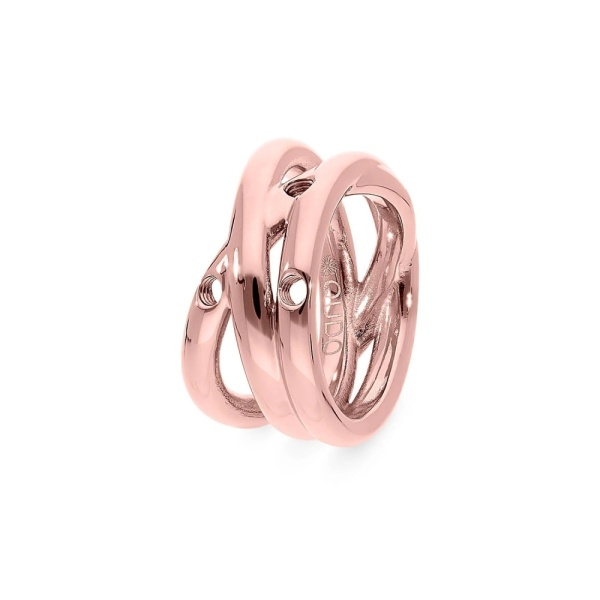 Qudo Rose Gold Ring San Marino - Size 50