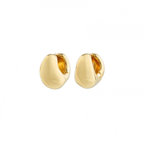 Pilgrim Light Chunky Gold Earrings