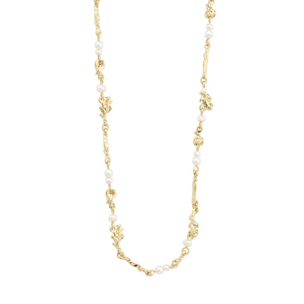 Pilgrim Necklace Focus Gold & Pearl