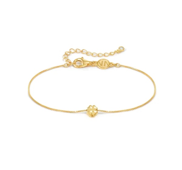 Nomination Gold Four Leaf Clover Bracelet