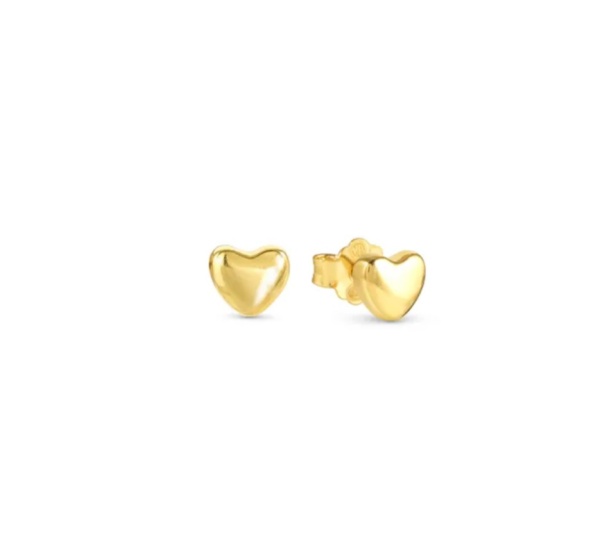 Nomination Armonica Gold Heart Stud Earrings