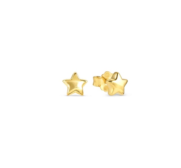 Nomination Armonica Gold Star Stud Earrings