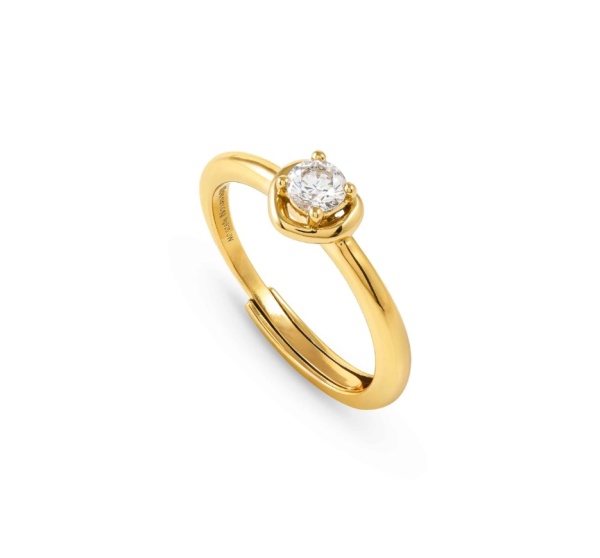 Nomination Cosmic Love Gold Heart Ring