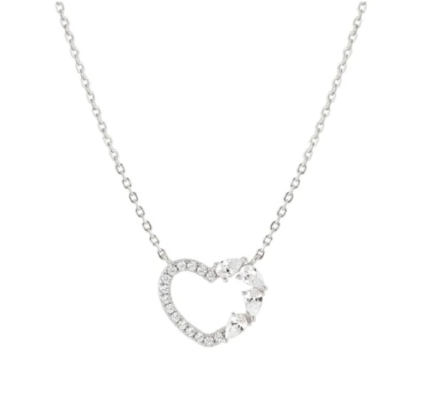 Nomination Shine Me Up Silver Heart Necklace