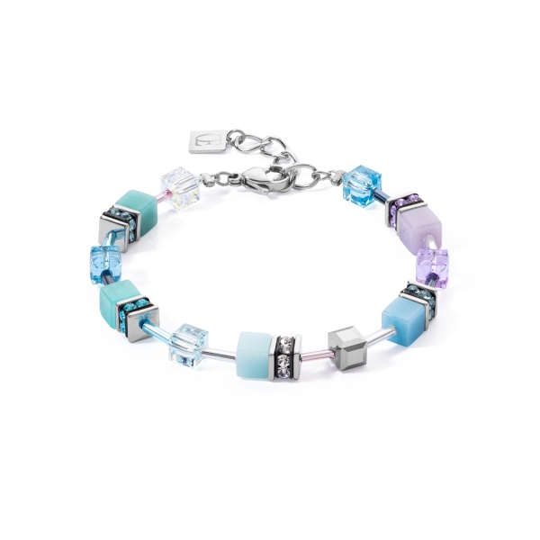 Coeur de Lion Silver Aqua Lilac Bracelet 2838/30-2026