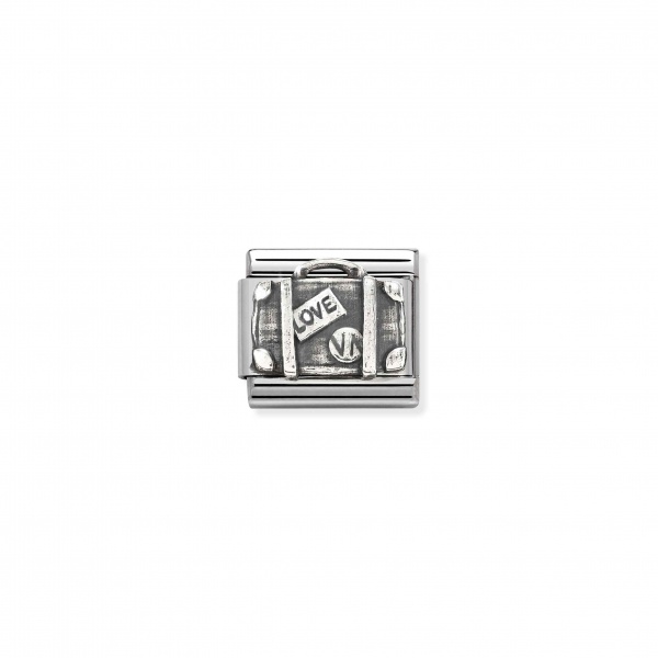 Nomination Silver Suitcase Composable Charm