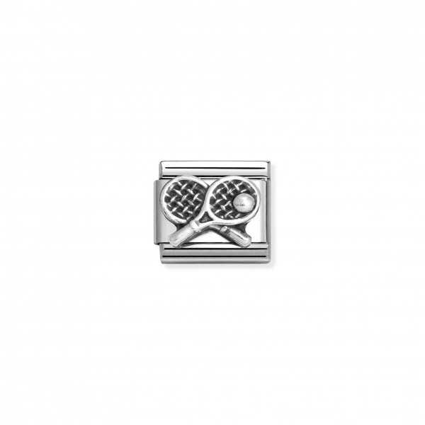 Nomination Silver Tennis Racket Composable Charm