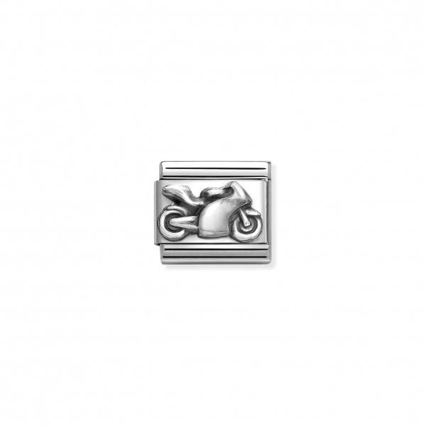 Nomination Silver Motorbike Composable Charm