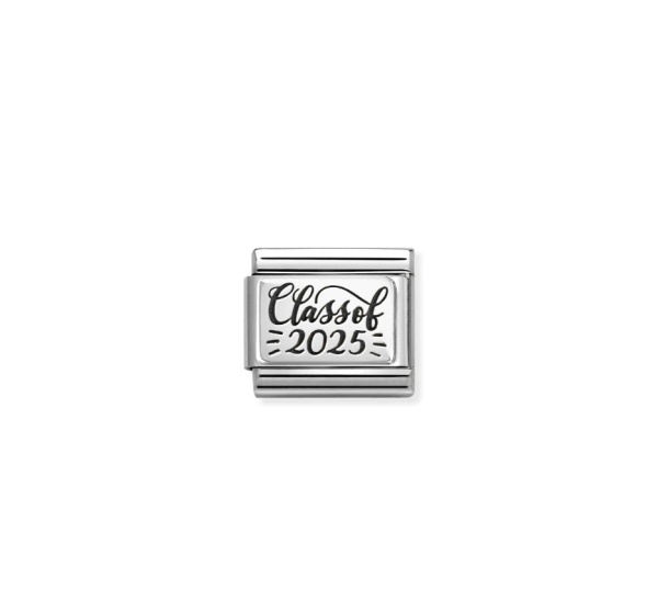 Nomination Silver Class of 2025 Plate Composable Charm