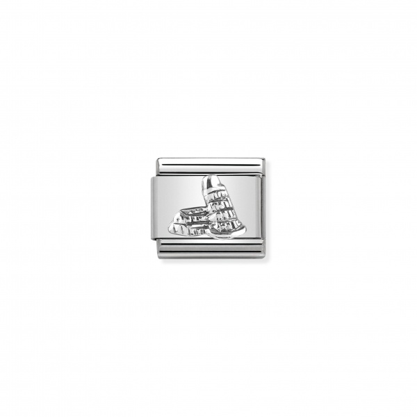 Nomination Silver Tower of Pisa Composable Charm