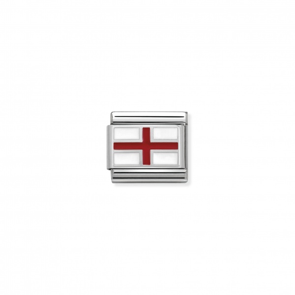 Nomination Silver England Flag Composable Charm