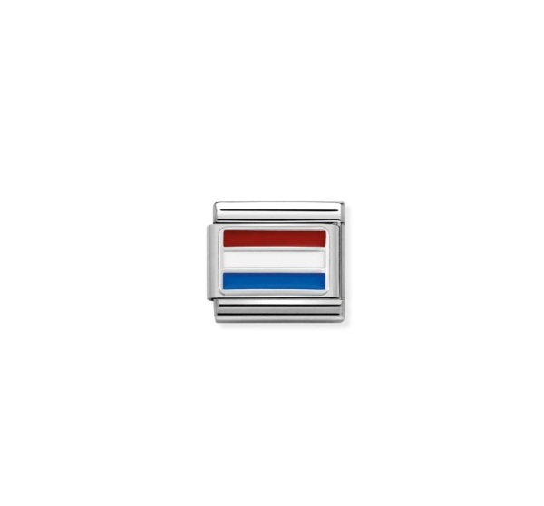 Nomination Silver Holland Flag Composable Charm