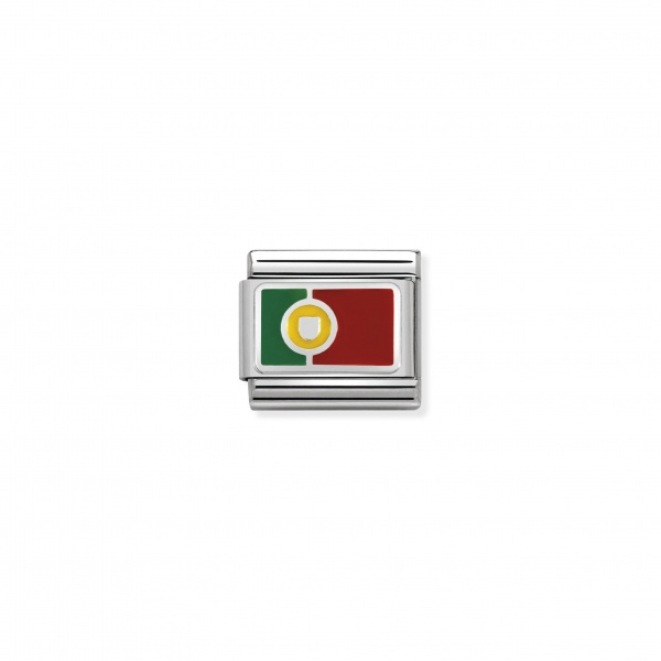 Nomination Silver Portugal Flag Composable Charm