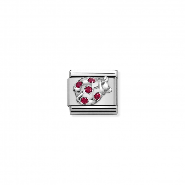 Nomination Silver Ladybird CZ Composable Charm