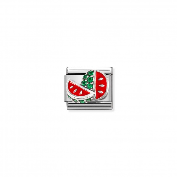 Nomination Silver Watermelon CZ Composable Charm