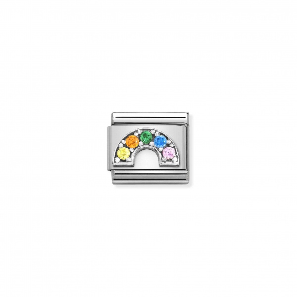 Nomination Silver Rainbow CZ Composable Charm