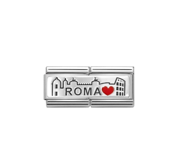 Nomination Silver Double Roma Composable Charm