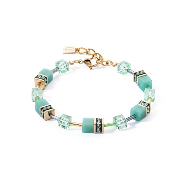 Coeur de Lion Gold Softgreen Bracelet 4020/30-0533