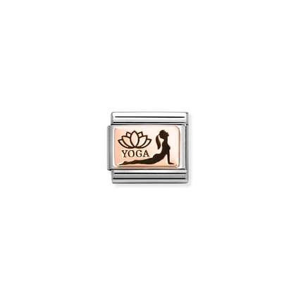 Nomination Rose Gold Yoga Profile Composable Charm