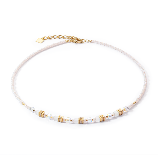 Coeur de Lion Gold White Necklace 4565/10-1416