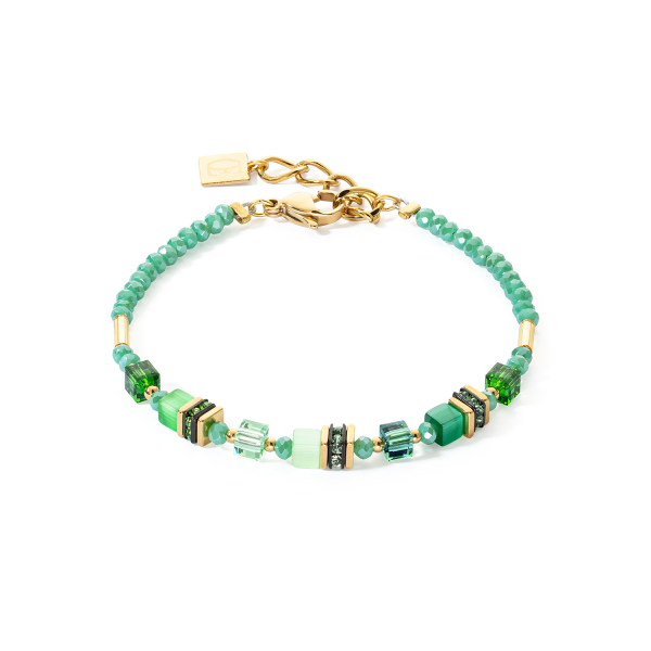 Coeur de Lion Gold Green Bracelet 4565/30-0500