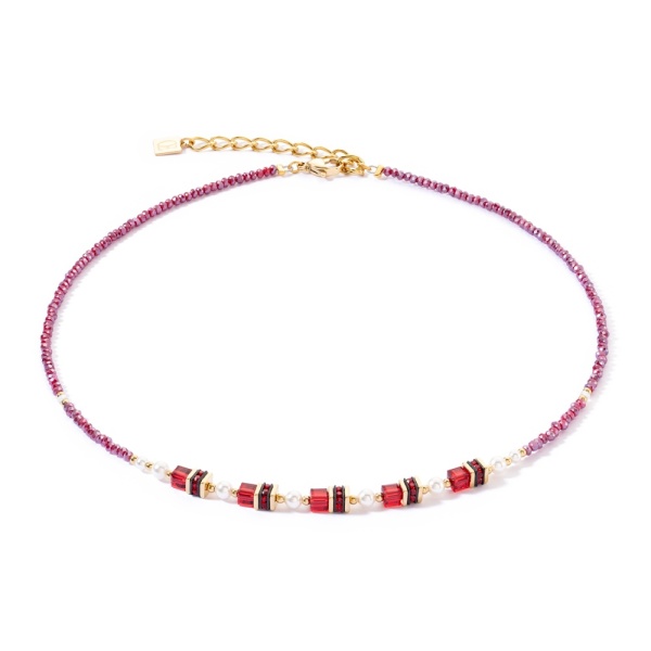 Coeur de Lion Gold Red Necklace 4567/10-0300