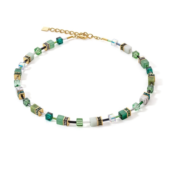 Coeur de Lion Gold Green Necklace 4905/10-0500