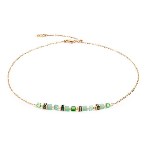 Coeur de Lion Gold Green Necklace 5076/10-0516