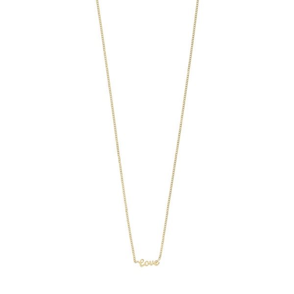 Pilgrim Necklace Love Gold