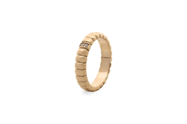 Qudo rose deals gold ring