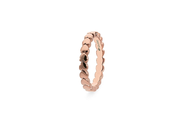 Qudo Rose Gold Ring Calvisi - Size 60