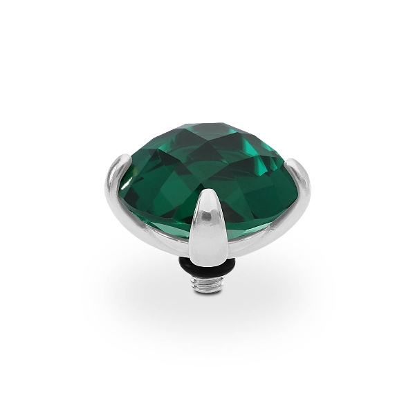 Qudo Silver Topper Seano 13mm - Emerald