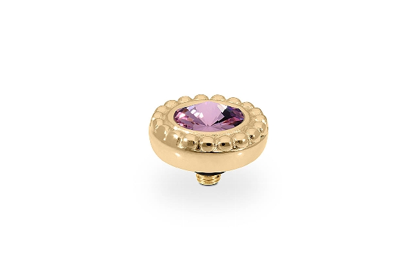 Qudo Gold Topper Ghiare 11mm - Light Amethyst