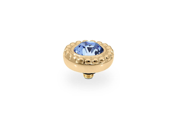 Qudo Gold Topper Ghiare 11mm - Light Sapphire