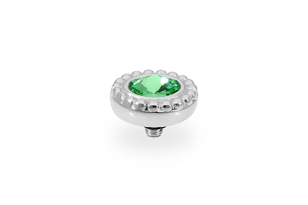 Qudo Silver Topper Ghiare 11mm - Peridot