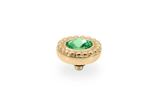 Qudo Gold Topper Ghiare 11mm - Peridot