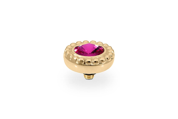 Qudo Gold Topper Ghiare 11mm - Fuchsia