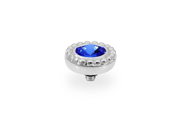 Qudo Silver Topper Ghiare 11mm - Sapphire