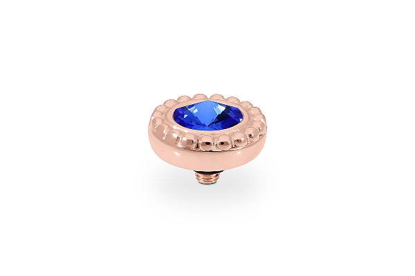 Qudo Rose Gold Topper Ghiare 11mm - Sapphire