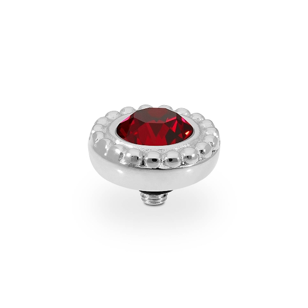 Qudo Silver Topper Ghiare 11mm - Ruby