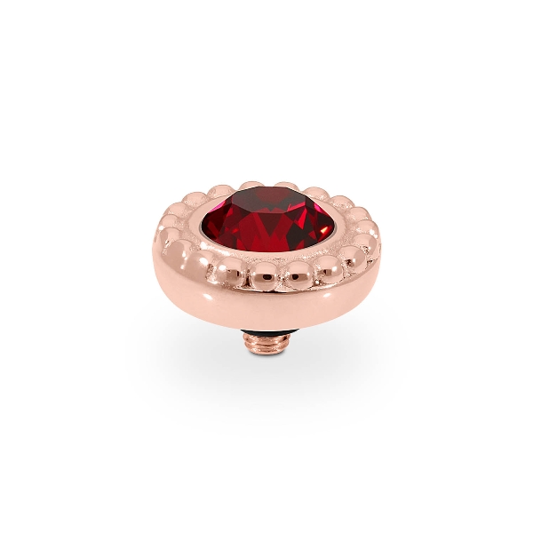 Qudo Rose Gold Topper Ghiare 11mm - Ruby