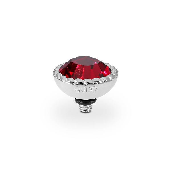 Qudo Silver Topper Bocconi 11mm - Ruby