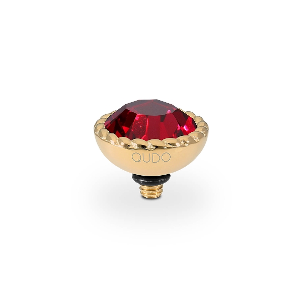 Qudo Gold Topper Bocconi 11mm - Ruby