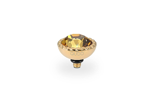 Qudo Gold Topper Bocconi 11mm - Golden Topaz