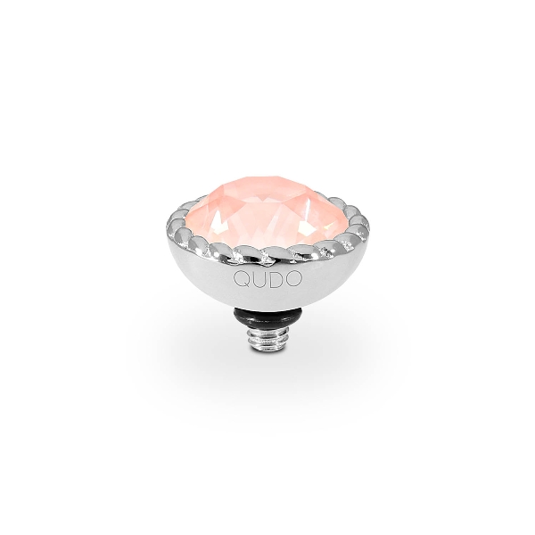 Qudo Silver Topper Bocconi 11mm - Crystal Flamingo Ignite