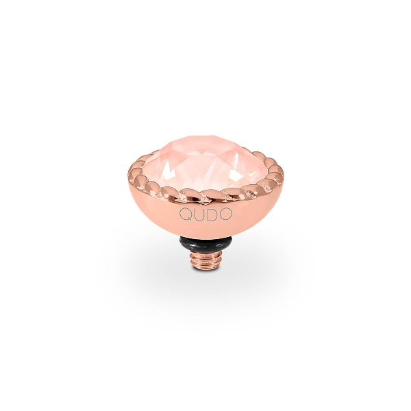 Qudo Rose Gold Topper Bocconi 11mm - Crystal Flamingo Ignite