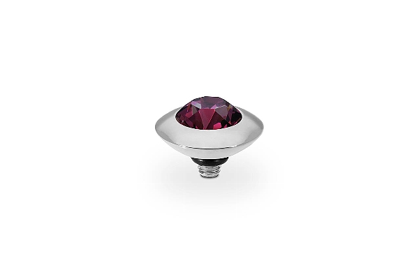 Qudo Silver Topper Tondo 11mm - Amethyst