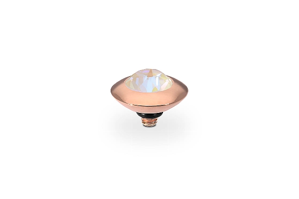 Qudo Rose Gold Topper Tondo 11mm - Ivory Cream Delite